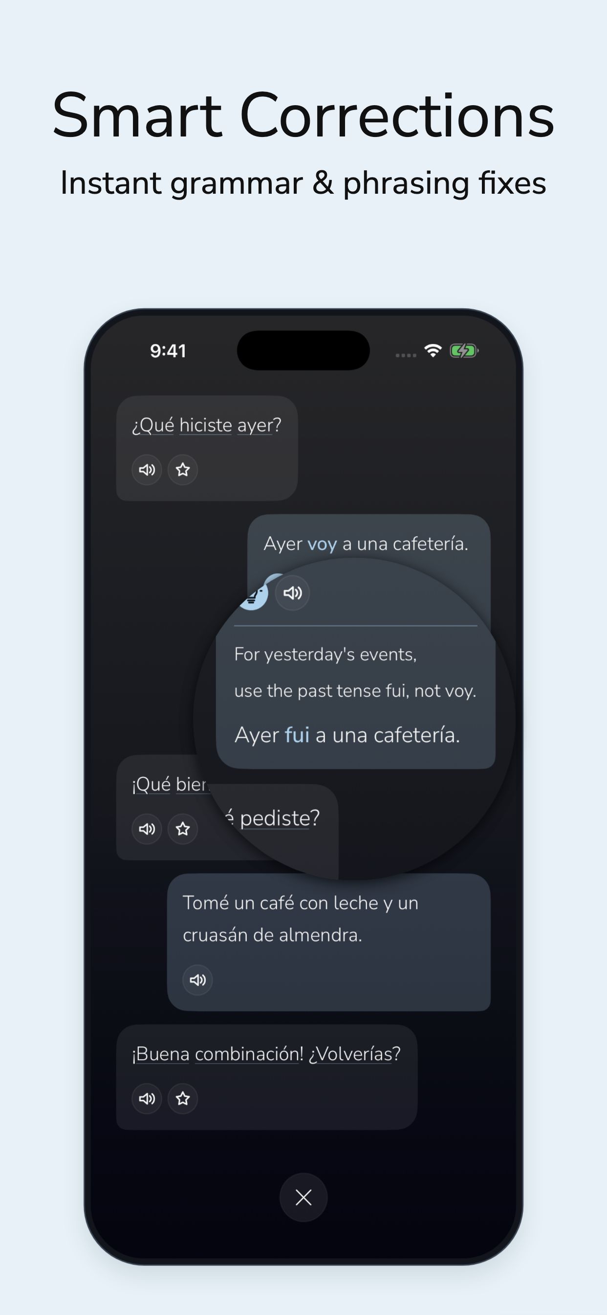 Smart feedback for more accurate, natural speech